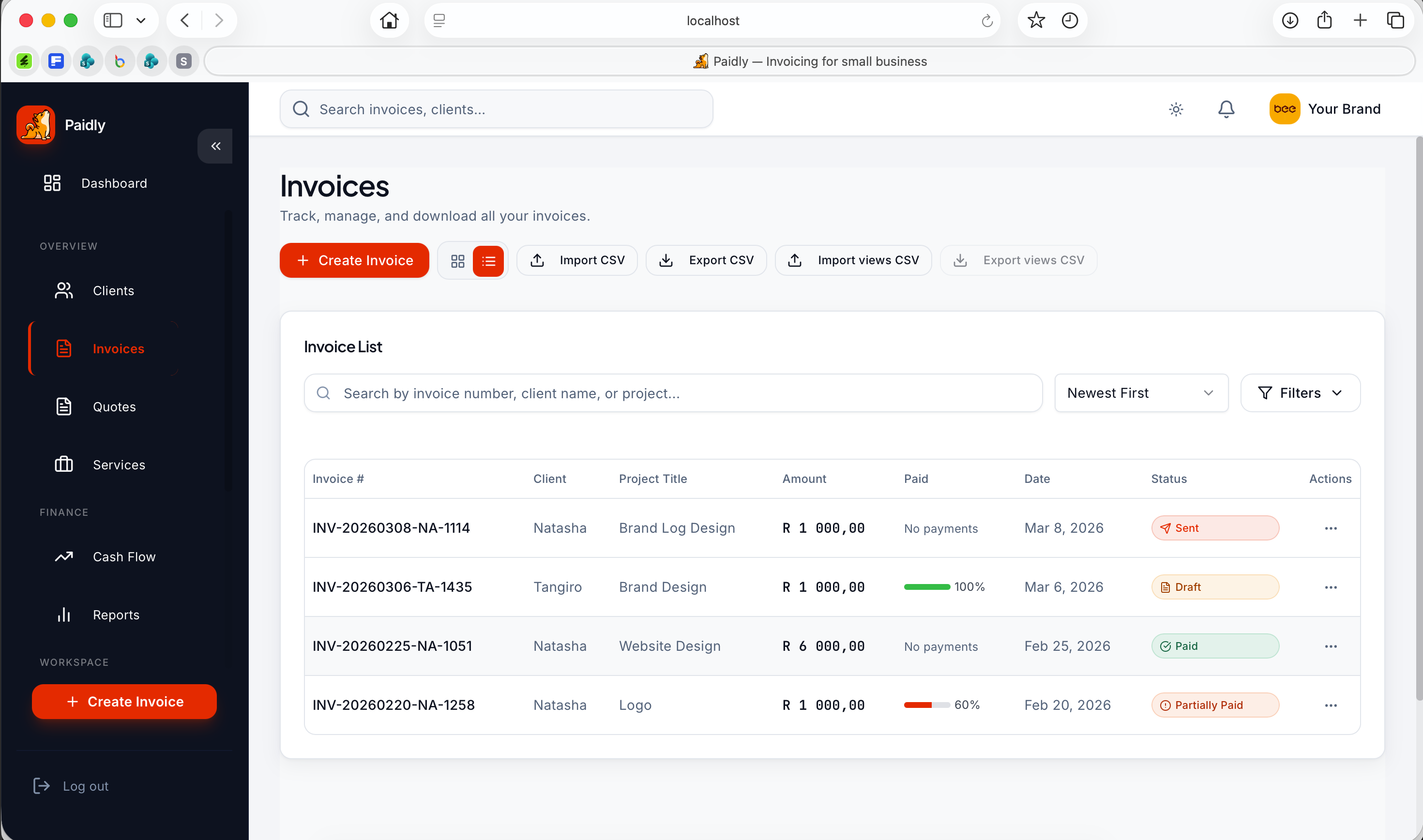 Invoice Management